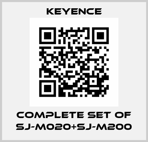 Complete set of SJ-M020+SJ-M200 Keyence