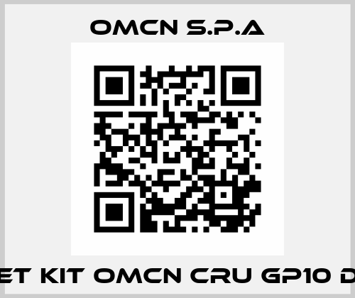 GASKET KIT OMCN CRU GP10 DEGUA OMCN S.p.A