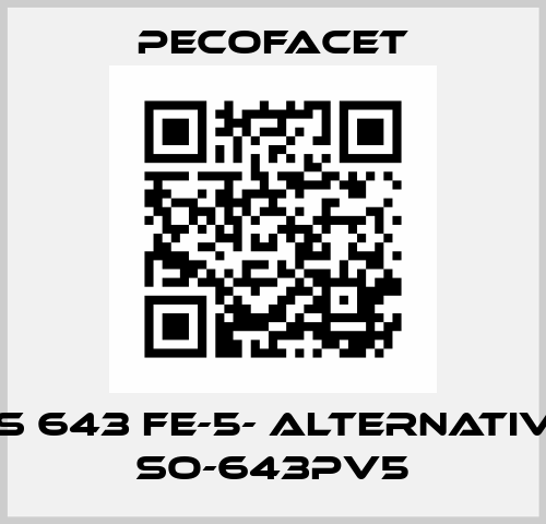 SS 643 FE-5- ALTERNATIVE SO-643PV5 PECOFacet
