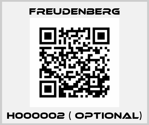 H000002 ( optional) Freudenberg