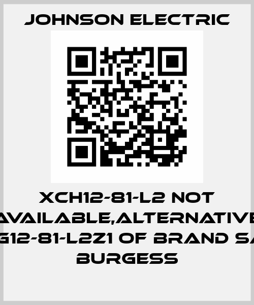 XCH12-81-L2 not available,alternative XCG12-81-L2Z1 of brand Saia Burgess Johnson Electric
