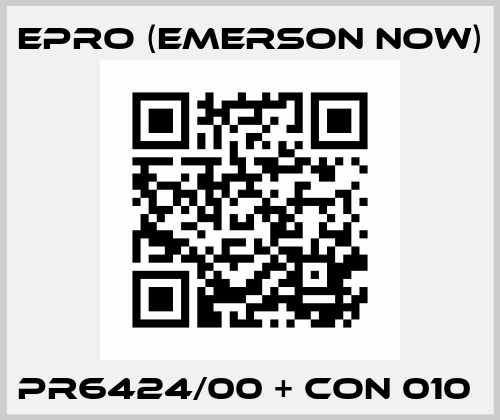 PR6424/00 + CON 010  Epro (Emerson now)