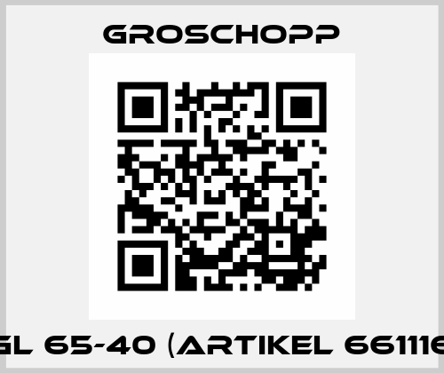 IGL 65-40 (Artikel 661116) Groschopp
