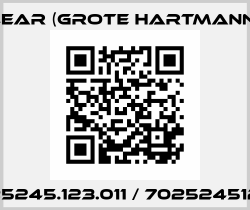 GHW 25245.123.011 / 70252451230110 Lear (Grote Hartmann)