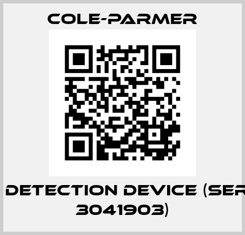 Fluid detection device (SERIAL #: 3041903) Cole-Parmer