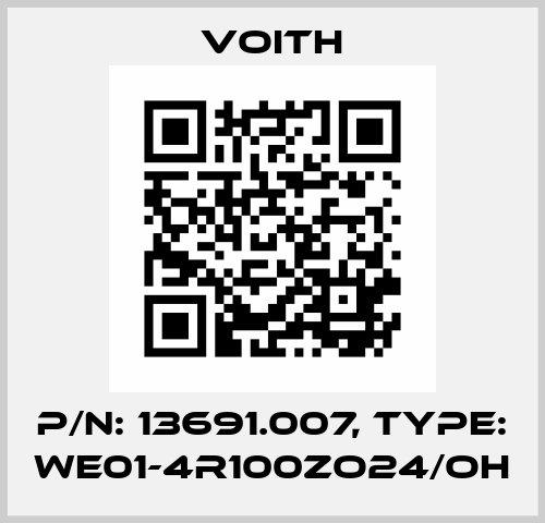 P/N: 13691.007, Type: We01-4R100ZO24/OH Voith