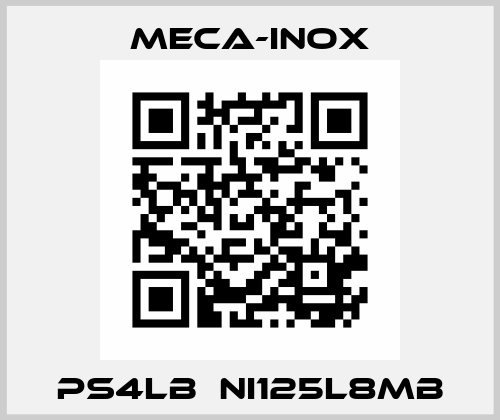 PS4LBСNI125L8MB Meca-Inox