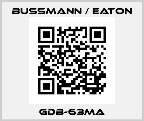 GDB-63mA BUSSMANN / EATON