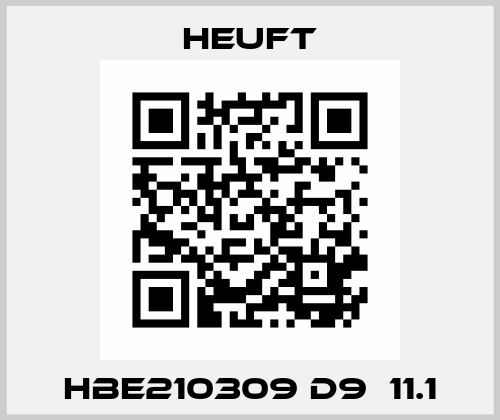 HBE210309 D9  11.1 Heuft