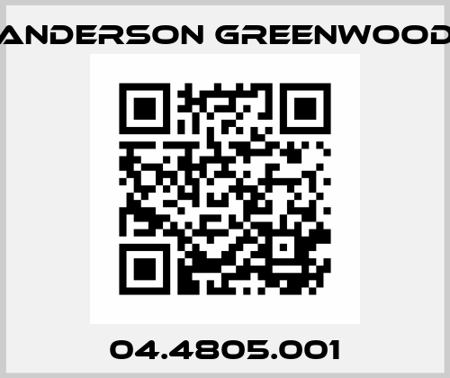 04.4805.001 Anderson Greenwood