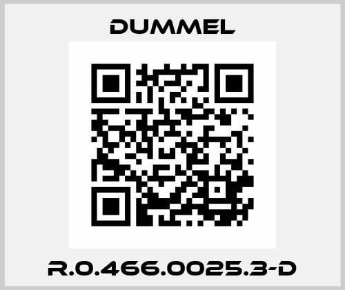 R.0.466.0025.3-D Dummel