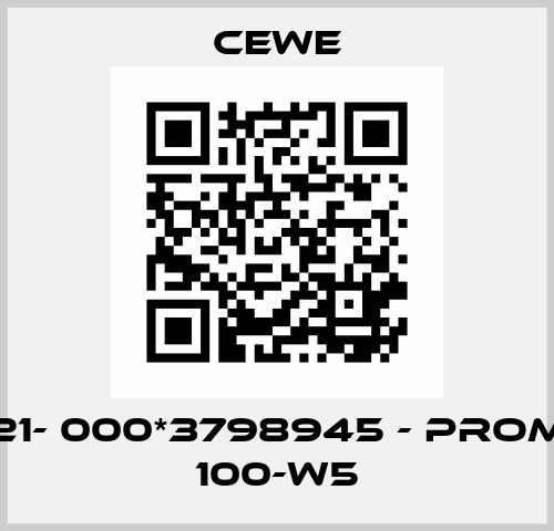 P3E021- 000*3798945 - Prometer 100-W5 Cewe