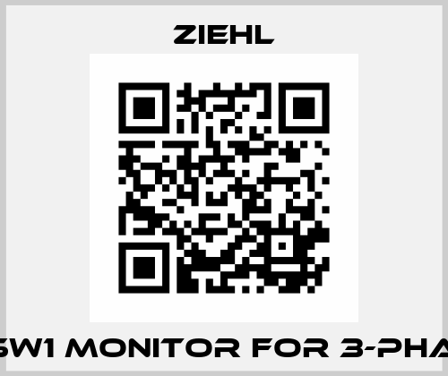 PSSW1 MONITOR FOR 3-PHASE  Ziehl