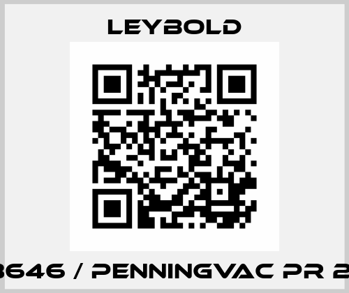 13646 / PENNINGVAC PR 26 Leybold