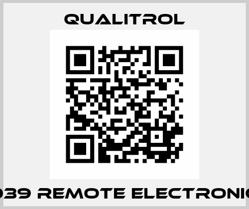 039 Remote Electronic Qualitrol