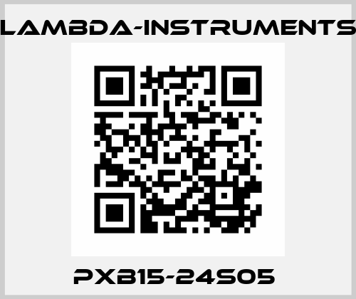 PXB15-24S05  lambda-instruments