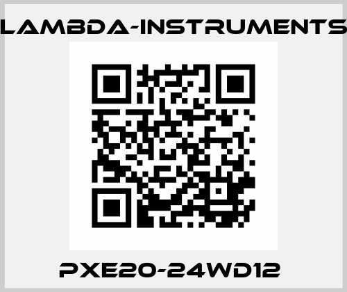 PXE20-24WD12  lambda-instruments
