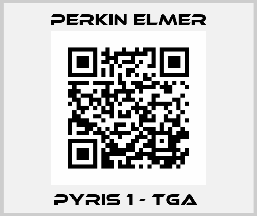 PYRIS 1 - TGA  Perkin Elmer