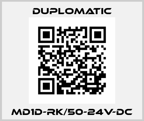 MD1D-RK/50-24V-DC Duplomatic