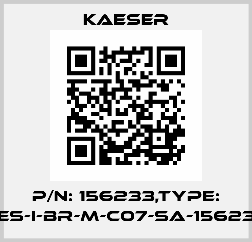 P/N: 156233,Type: CES-I-BR-M-C07-SA-156233 Kaeser