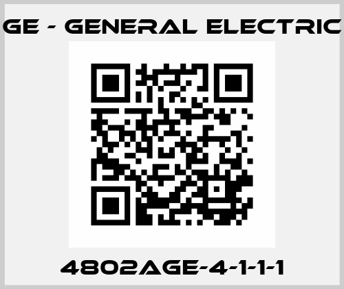 4802AGE-4-1-1-1 GE - General Electric