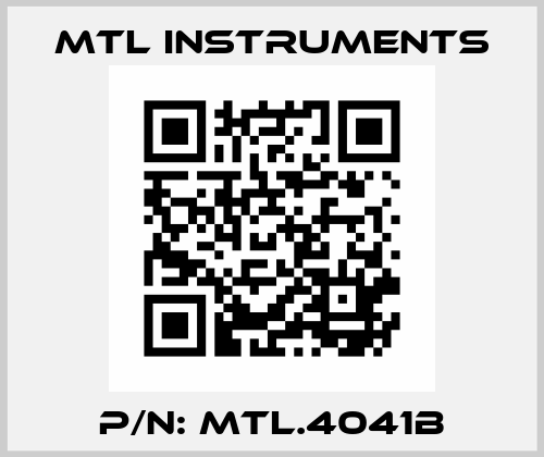 P/N: MTL.4041B MTL Instruments