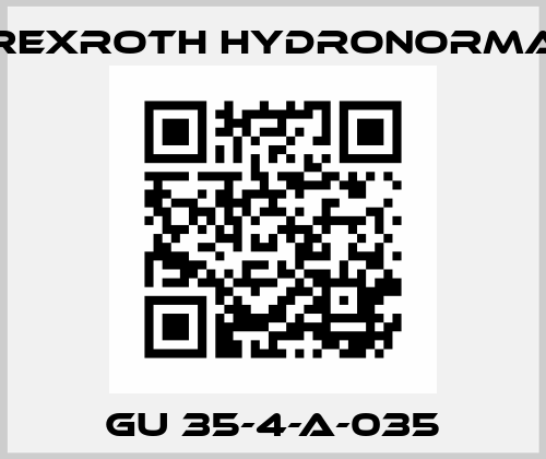 GU 35-4-A-035 Rexroth Hydronorma