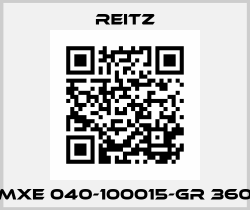 MXE 040-100015-GR 360 Reitz