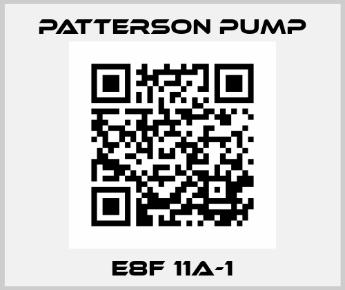 E8F 11A-1 Patterson Pump