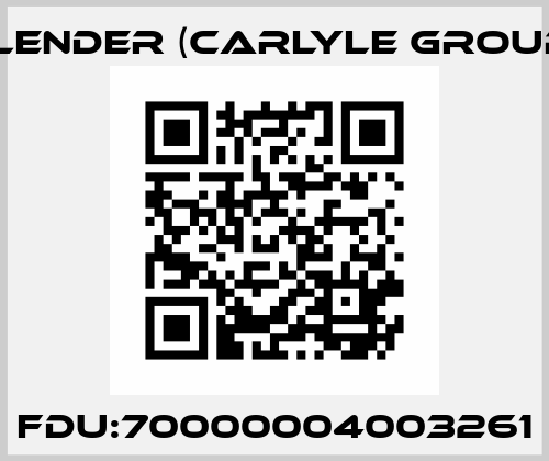 FDU:70000004003261 Flender (Carlyle Group)