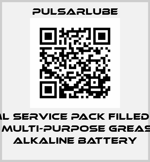 250ml Service Pack filled with PL1 Multi-purpose grease & ALKALINE BATTERY PULSARLUBE