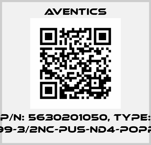 p/n: 5630201050, Type: ZZ99-3/2NC-PUS-ND4-POPPET Aventics