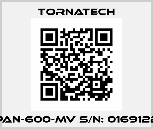 PAN-600-MV S/N: 0169122 TornaTech