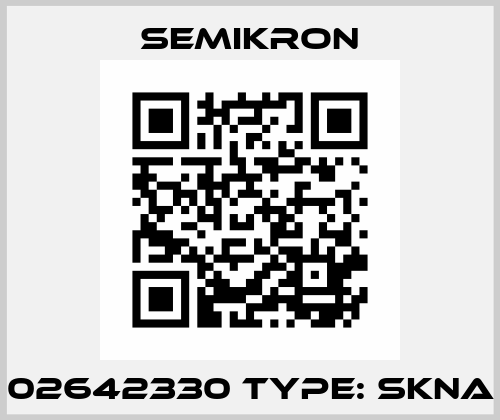 P/N: 02642330 Type: SKNA 4/17 Semikron