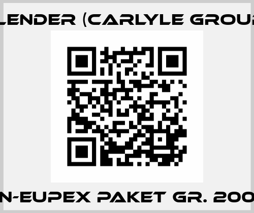 N-EUPEX Paket Gr. 200 Flender (Carlyle Group)