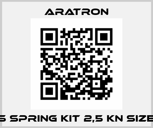 Gas spring kit 2,5 kN size 20 Aratron