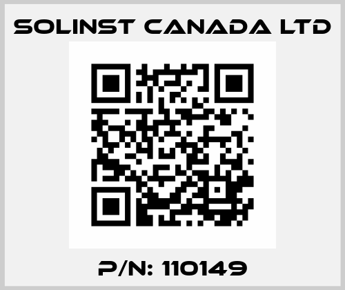 P/N: 110149 Solinst Canada Ltd