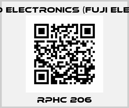 RPHC 206 Hakko Electronics (Fuji Electric)