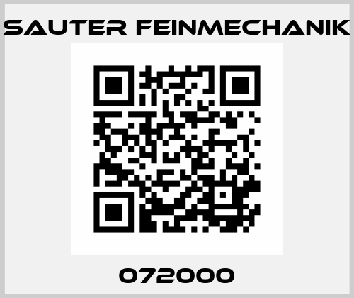 072000 Sauter Feinmechanik
