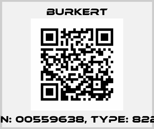 p/n: 00559638, Type: 8222 Burkert