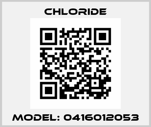 Model: 0416012053 Chloride