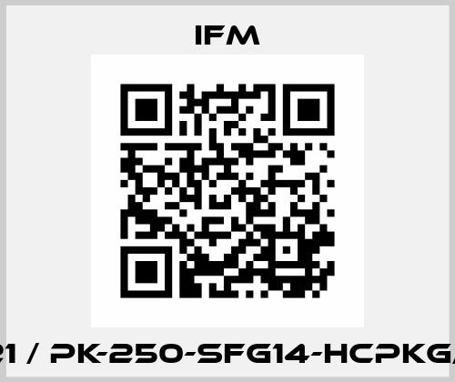 PK6521 / PK-250-SFG14-HCPKG/US//W Ifm