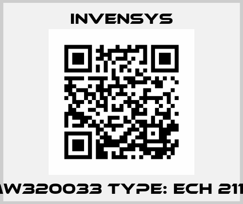 MW320033 Type: ECH 211B Invensys