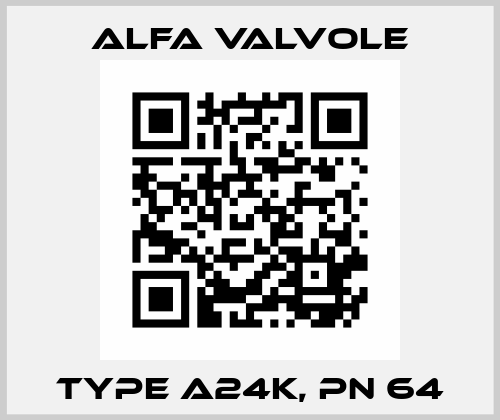 TYPE A24K, PN 64 Alfa Valvole