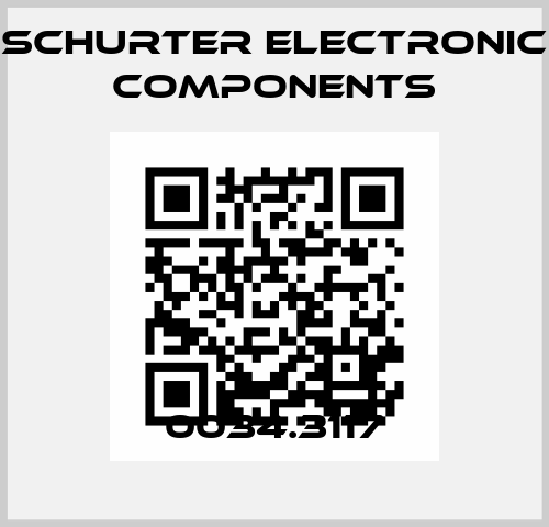 0034.3117 SCHURTER Electronic Components