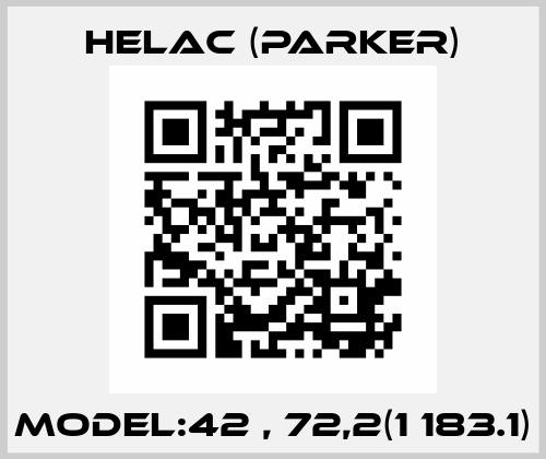 Model:42 , 72,2(1 183.1) Helac (Parker)