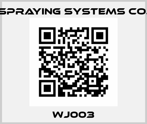WJ003 Spraying Systems Co.