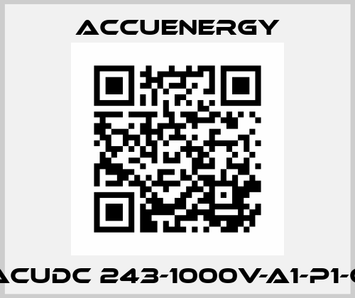 AcuDC 243-1000V-A1-P1-C Accuenergy