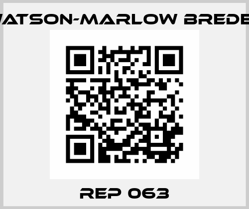 REP 063 Watson-Marlow Bredel