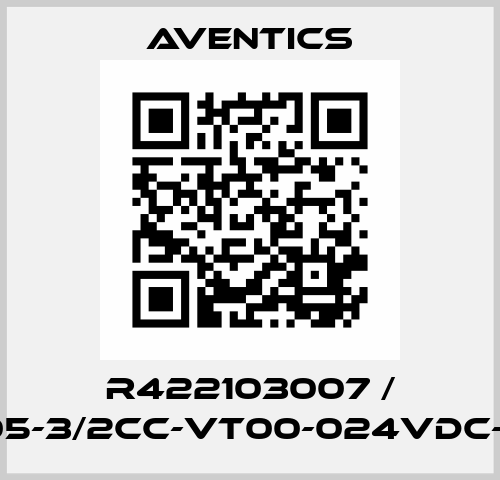 R422103007 / AV05-3/2CC-VT00-024VDC-NLC Aventics